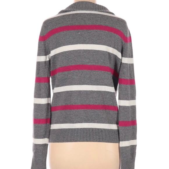 Tommy Hilfiger cotton blend knit sweater jacket - Picture 2 of 4